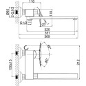 Смеситель D&K Lessing Rhein DA1323301 универсальный