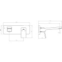 Смеситель E.C.A. Tiera 102167605EX-K для раковины, хром