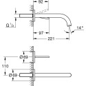 Смеситель Grohe Atrio New Joy 19918DC3 для раковины