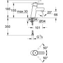 Смеситель Grohe Concetto 3224010E для раковины