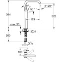 Смеситель Grohe Essence New 32901001 для раковины