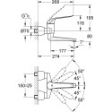 Смеситель Grohe Euroeco Special 32774000 для раковины