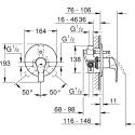 Смеситель Grohe Eurosmart New 33305002 С ВНУТРЕННЕЙ ЧАСТЬЮ
