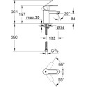 Смеситель Grohe Eurostyle Cosmopolitan 3246820E для раковины