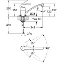Смеситель Grohe Eurostyle Cosmopolitan 33977002 для кухонной мойки