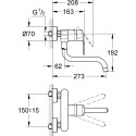 Смеситель Grohe Eurostyle Cosmopolitan 33982002 для кухонной мойки