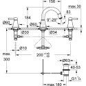 Смеситель Grohe Grandera 20417000 для раковины