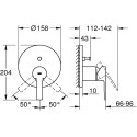 Смеситель Grohe Lineare New 24064001 для ванны с душем