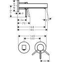 Смеситель Hansgrohe Finoris 76051000 для раковины, хром