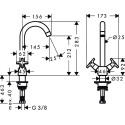 Смеситель Hansgrohe Logis Classic 71285000 для кухонной мойки