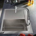 Смеситель Hansgrohe Metris Select M71 73826000 для кухонной мойки, хром