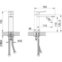 Смеситель IDDIS Bridge BRDSB00i01 для раковины