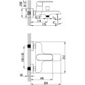 Смеситель IDDIS Calipso CALSB00I02WA для ванны с душем