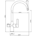 Смеситель IDDIS Pure PURSBFJi05 для кухонной мойки