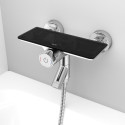 Смеситель IDDIS Shelfy SHESBBTi02WA для ванны с душем, хром