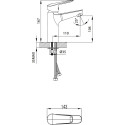 Смеситель IDDIS Torr TORSB00i01 для раковины