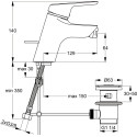 Смеситель Ideal Standard Cerasprint B9565AA для биде