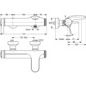 Смеситель Ideal Standard Melange A4271AA для ванны с душем