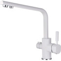 Смеситель Kaiser Decor 40144-10 для кухонной мойки, белый