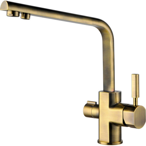 Смеситель Kaiser Decor 40144-3 для кухонной мойки, бронза
