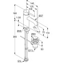 Смеситель Kludi Bozz 382770576 для раковины