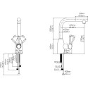 Смеситель Kraus KPF-2140 для кухонной мойки