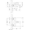 Смеситель Lemark Evitta LM0514C для ванны с душем