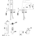Смеситель Lemark Unit LM4516C для раковины с гигиеническим душем
