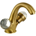Смеситель Migliore Axo Swarovski ML.AXO-634F.BR для раковины, бронза