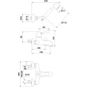 Смеситель Migliore Maya ML.MAY-8902.CR для ванны с душем, хром