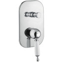 Смеситель Migliore Oxford ML.OXF-6372.BI.CR С ВНУТРЕННЕЙ ЧАСТЬЮ, для ванны с душем, хром