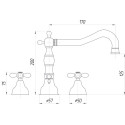 Смеситель Migliore Princeton Plus ML.PRP-8012.CR для раковины