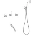 Смеситель Migliore Princeton Plus ML.PRP-8018.CR С ВНУТРЕННЕЙ ЧАСТЬЮ