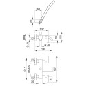 Смеситель Migliore Syntesi ML.SNS-7902.CR для ванны с душем
