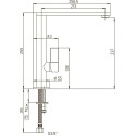 Смеситель Paini Cucina 64CR579Q90KM для кухонной мойки