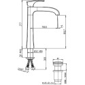 Смеситель Paini Lady 89PW211LLLSSR для раковины