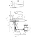 Смеситель Ravak Rosa RS 011.00 для раковины