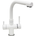 Смеситель Seaman Barcelone SSL-5383 Snow для кухонной мойки