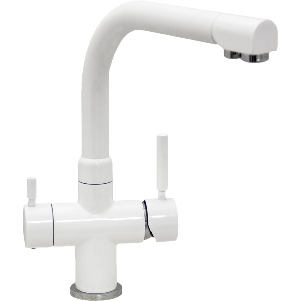 Смеситель Seaman Barcelone SSL-5383 Snow для кухонной мойки