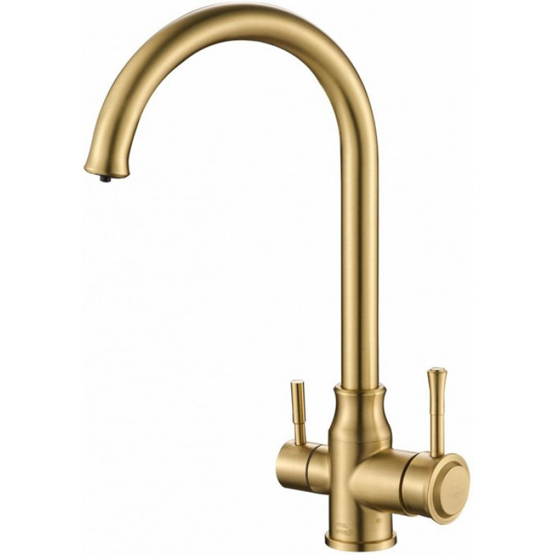 Смеситель Steel Hammer SH 763 INOX BRONZE PVD для кухонной мойки
