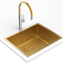 Смеситель TEKA Kitchen FOT 995 BRASS для кухонной мойки