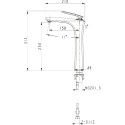 Смеситель Timo Helmi 4011/03F для раковины