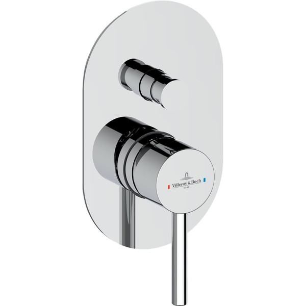 Смеситель Villeroy & Boch Dawn TVS10600300061 С ВНУТРЕННЕЙ ЧАСТЬЮ, для ванны с душем
