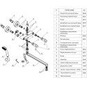 Смеситель Wasserkraft Lossa 1202L универсальный