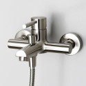 Смеситель Wasserkraft Wern 4201 для ванны с душем, матовый хром