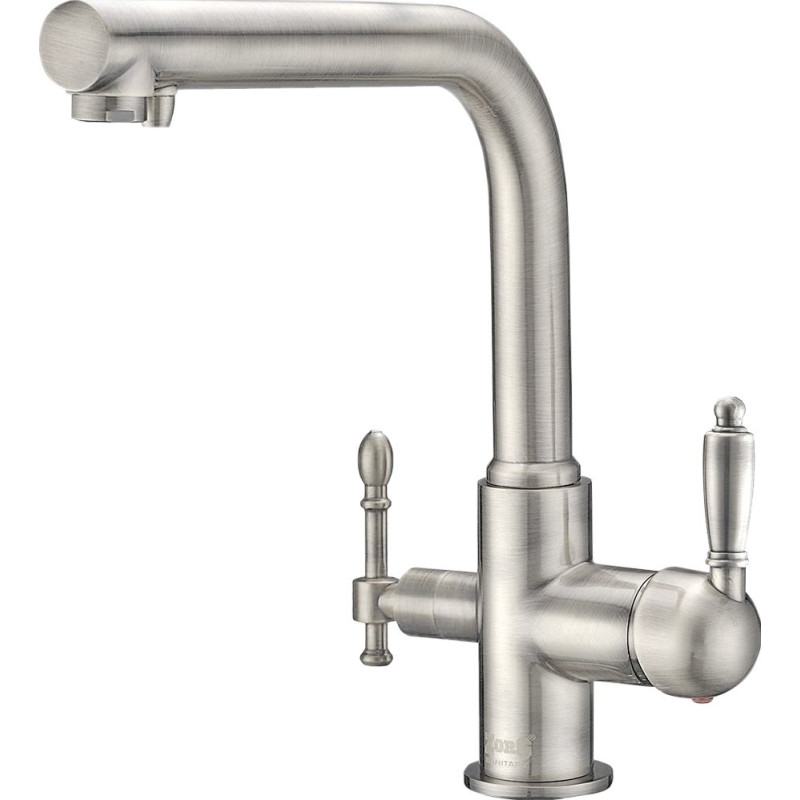 Смеситель Zorg Sanitary ZR 313 YF-33 SATIN для кухонной мойки