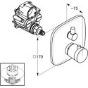 Термостат Kludi Ambienta 538300575 для ванны с душем