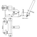 Термостат Paini Lady 89CR105THKM для ванны с душем