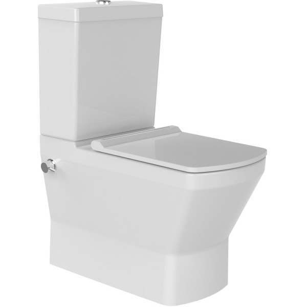 Унитаз-компакт Bien Neptun NPKD06301VE0W5SZ0 с функцией биде,  встроенным смесителем