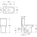 Унитаз-компакт Jacob Delafon Elite E20997-00 безободковый